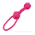 Candy Color Cotton Rope Molar Chewing Dog Toy